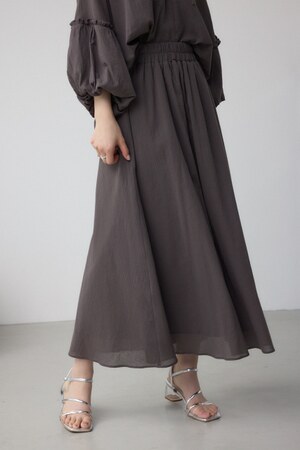 コットンボイルフレアスカート
