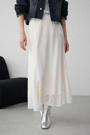 レースフレアスカート