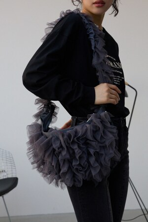 チュールバック キャセリーニ＞チュールプリント刺しゅうバッグ - ベルーナ【公式】