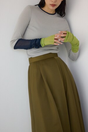 【PLUS】シアードッキングトップス