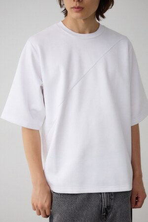 フェイクスウェード切替トップス