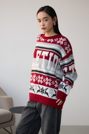 ノルディックアグリーニット