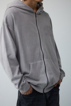 ピグメントジップフーディー