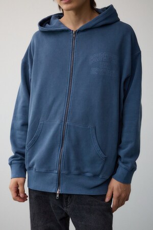 ピグメントジップフーディー