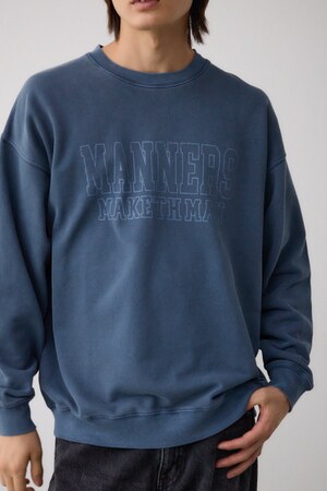 ピグメントクルーネックスウェット