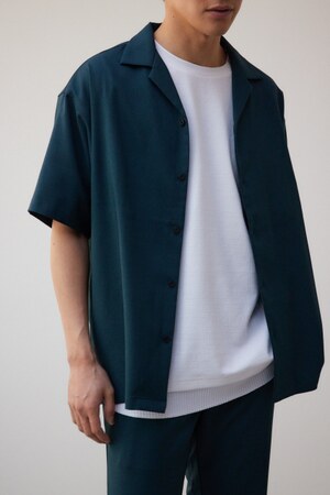 アトラクティブストレッチ開襟シャツ