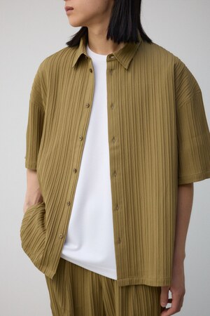 タック楊柳リラックスシャツ