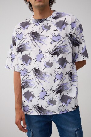 総柄プリントプルオーバー