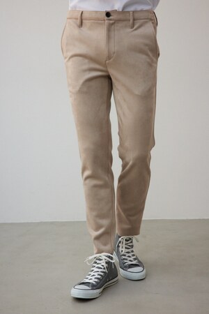 プリマベーラフェイクスウェードパンツ