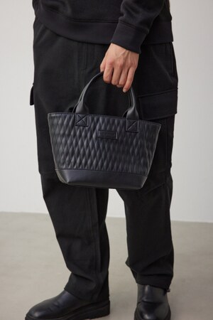 ダイヤモンドキルトミニトートバッグ