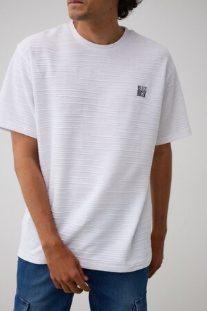 ランダムタッククルーネックTシャツ