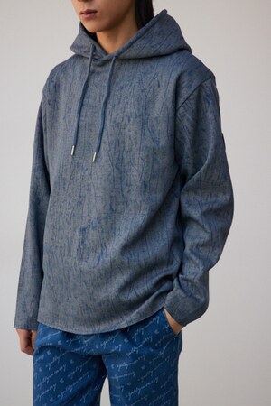 ロゴプレートダンボールフーディー