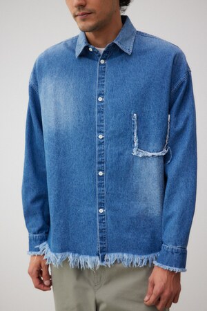 カットオフダメージシャツ