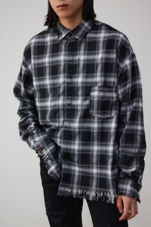 カットオフダメージシャツ