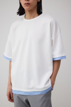 ダンボールシャツレイヤードトップス