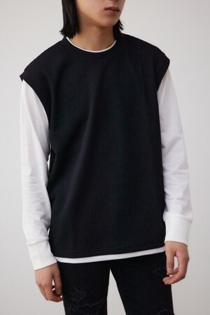 フェイクレイヤードベストセットロングT