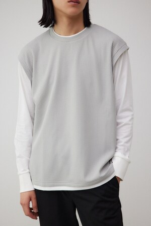 フェイクレイヤードベストセットロングT