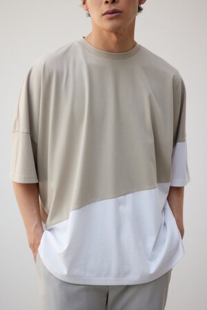 スイッチングバイカラートップス