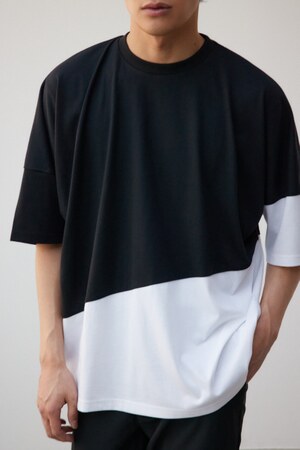 スイッチングバイカラートップス