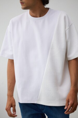 異素材切替トップス