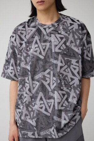 総柄パイルビッグTシャツ