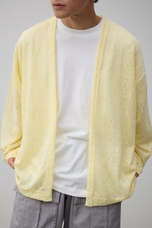 総柄メッシュトッパー