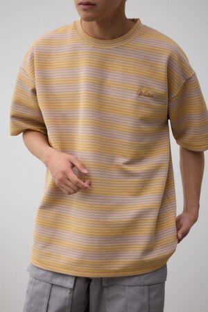 リップルジャガードボーダービッグTEE