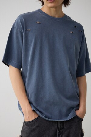 ピグメントダメージTシャツ