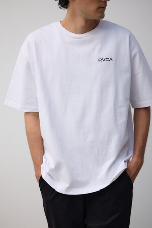 RVCA×AZUL サークルロゴTシャツ