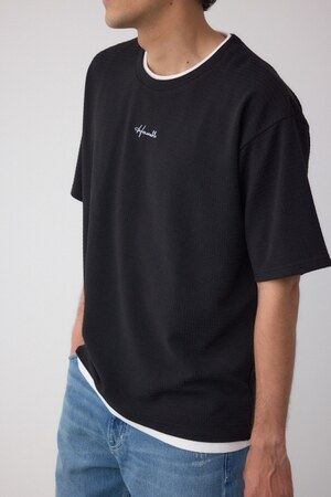 フェイクレイヤードジャガードTシャツ
