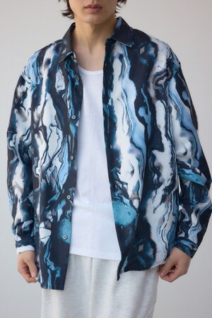 ポリエステルスエードジェネラルシャツ