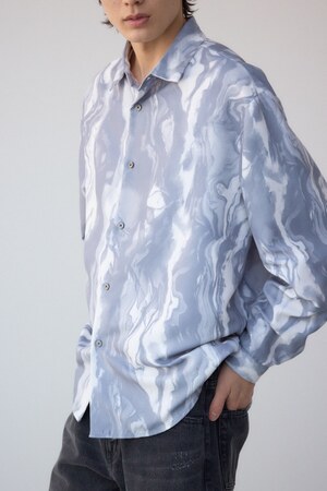 ポリエステルスエードジェネラルシャツ