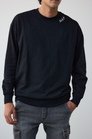 相良刺繍ミニ裏毛トップス