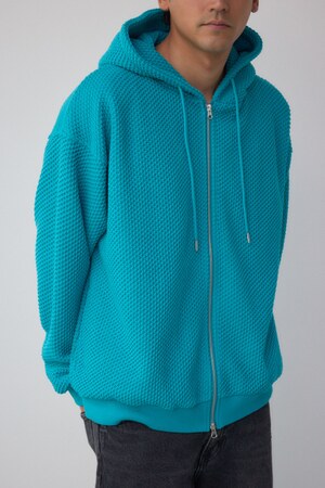 メッシュオーバージップフーディー