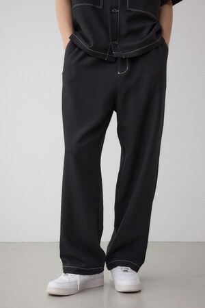 アウトステッチブッチャーワイドパンツ