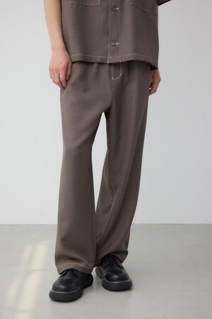 アウトステッチブッチャーワイドパンツ