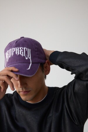 ピグメント刺繍キャップ
