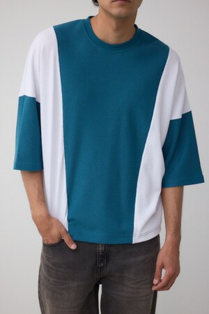 異素材スウィッチングトップス