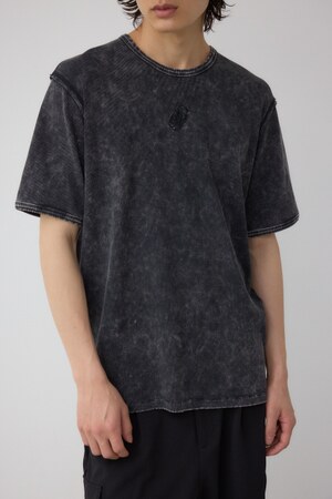 テレコピグメント刺繍トップス