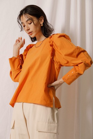 ショルダーフリルブラウス ショルダーフリルブラウス 130サイズ