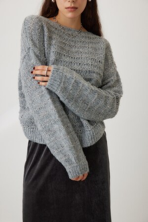 リボンヘアリープルオーバー