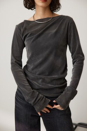 シアーベロアライクトップス