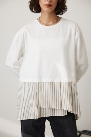 アシメヘムレイヤーロンT