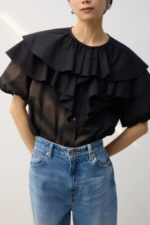ラッフルティアードブラウス
