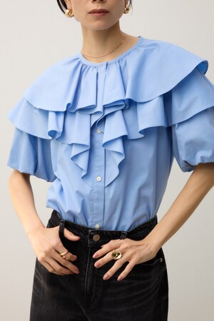 ラッフルティアードブラウス