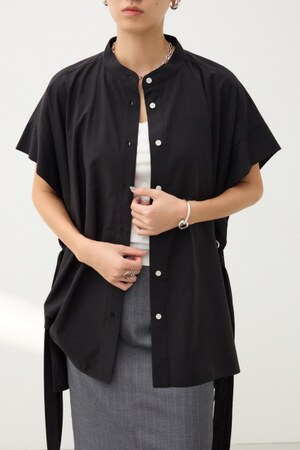 ハトメ付きビッグシャツ
