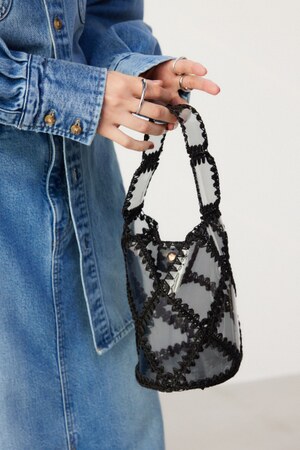 バッグ RIE crie conforto | ビニルクロッシェバケツバッグ (すべて ) |SHEL