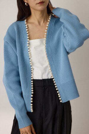 パールドリミングカーディガン