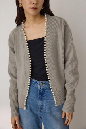 パールドリミングカーディガン