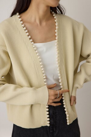 パールドリミングカーディガン